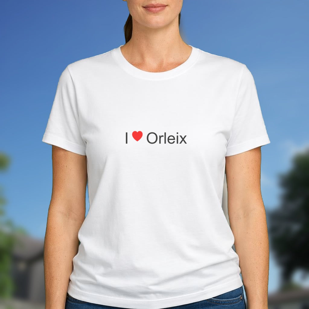 T-shirt I love orleix