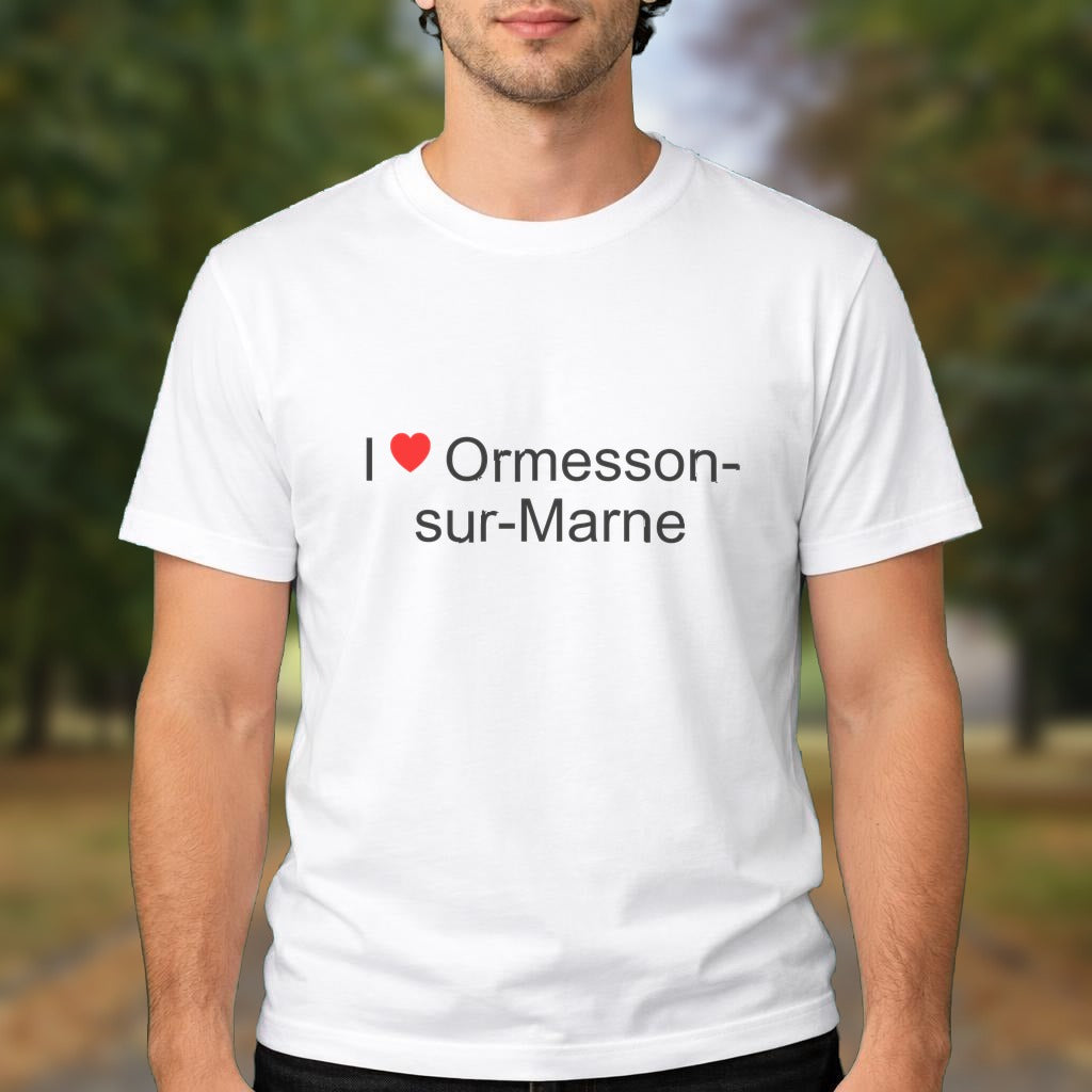 T-shirt I love ormesson-sur-marne
