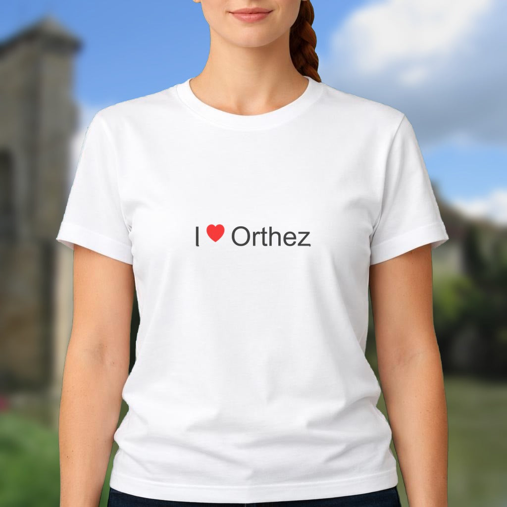 T-shirt I love orthez