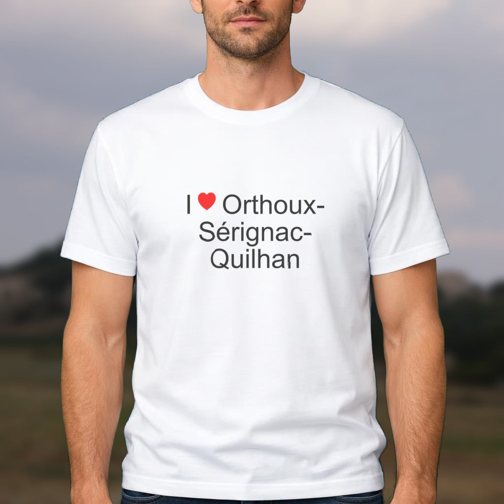 T-shirt I love orthoux-sérignac-quilhan