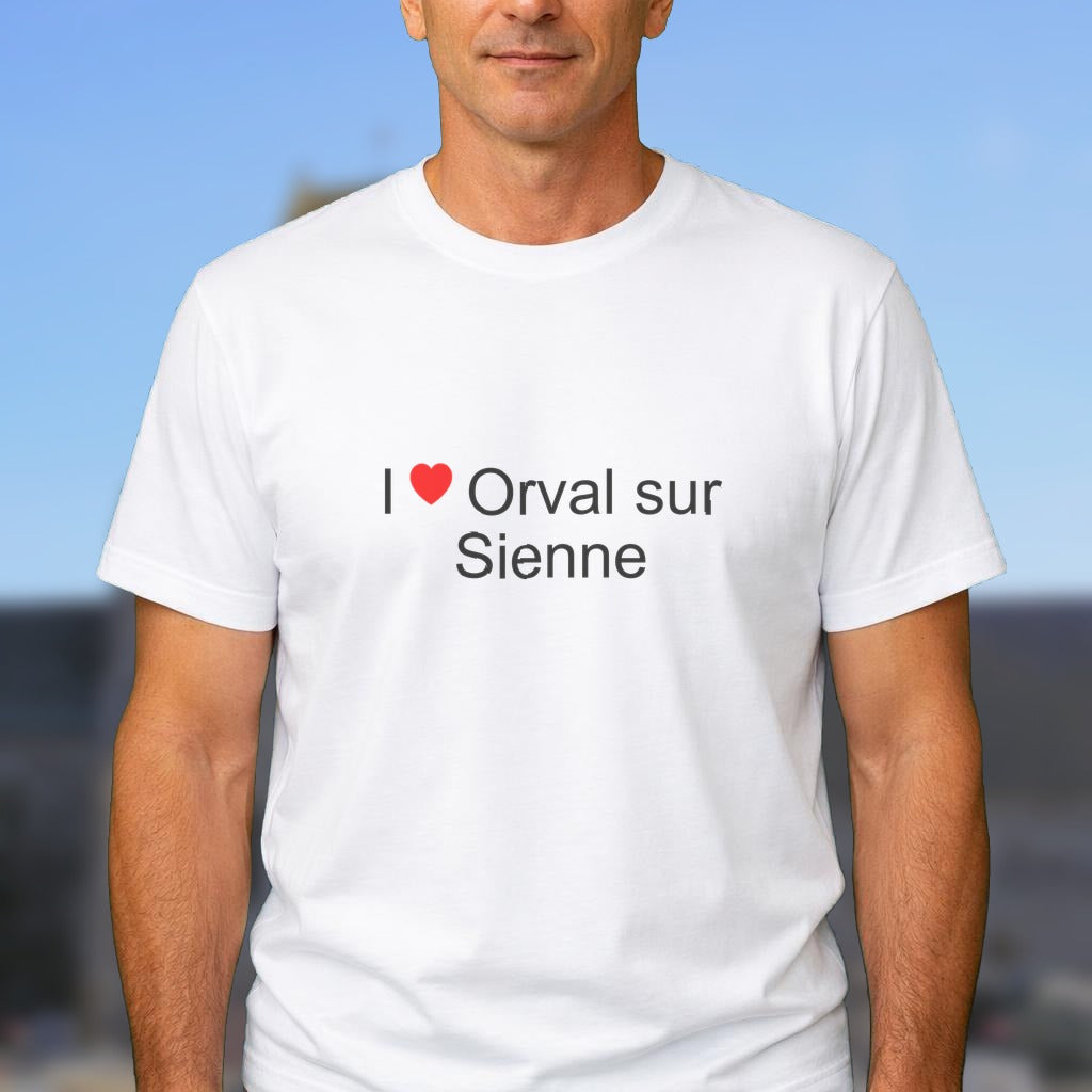 T-shirt I love orval sur sienne