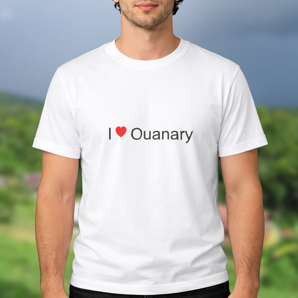 T-shirt I love ouanary
