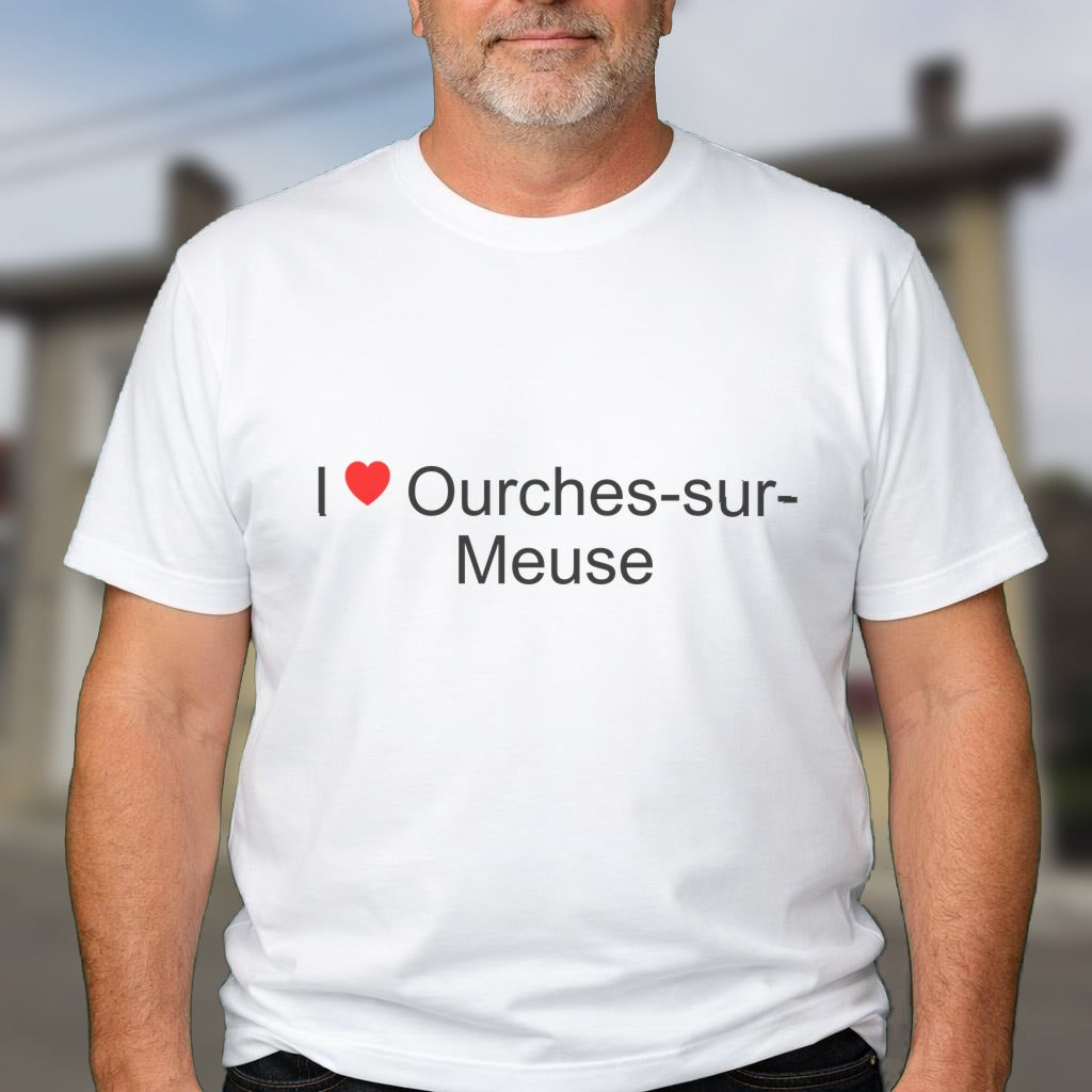 T-shirt I love ourches-sur-meuse