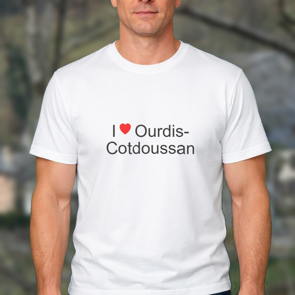 T-shirt I love ourdis-cotdoussan
