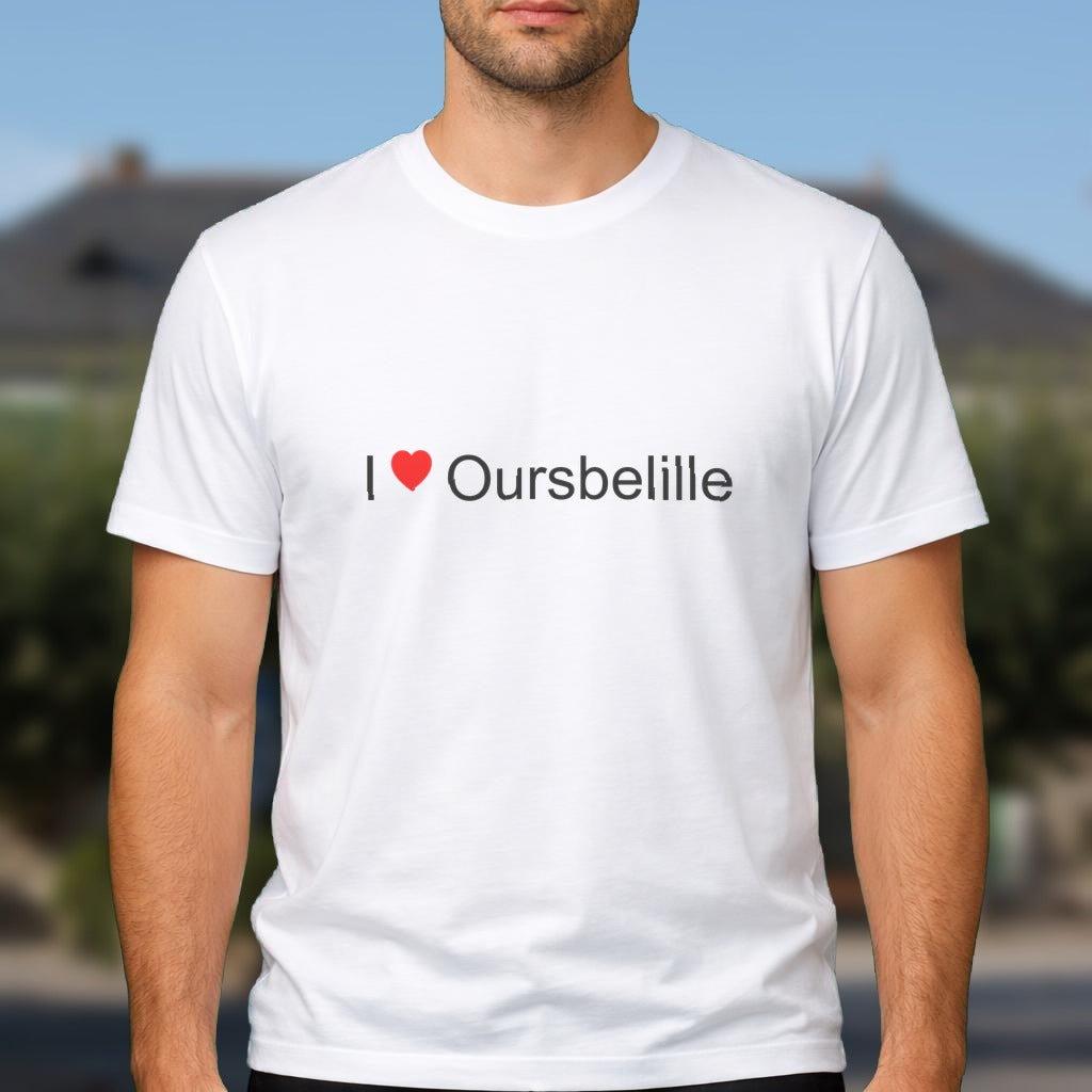 T-shirt I love oursbelille