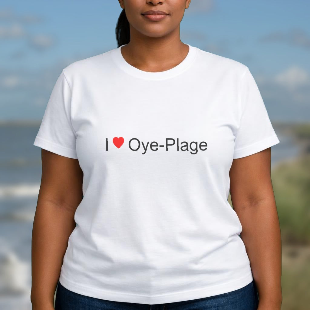 T-shirt I love oye-plage