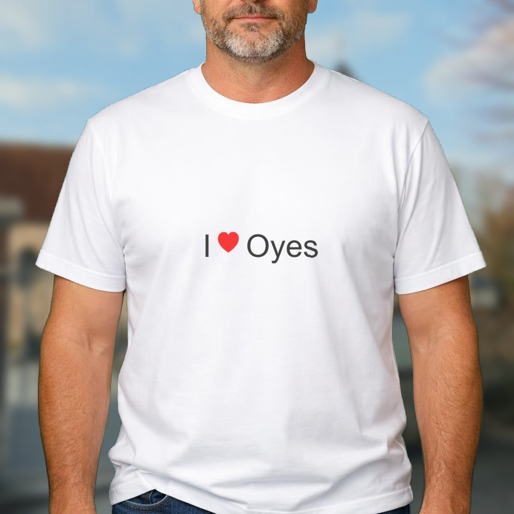 T-shirt I love oyes