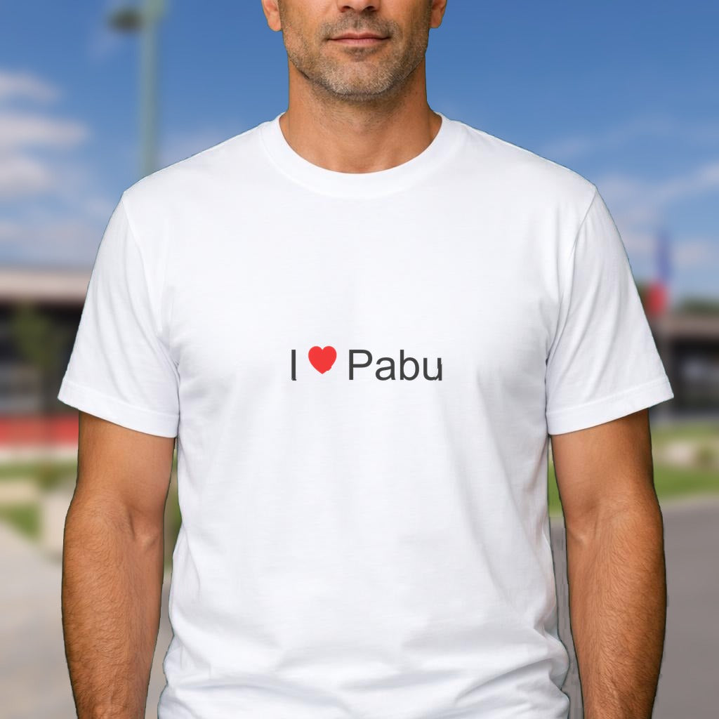 T-shirt I love pabu