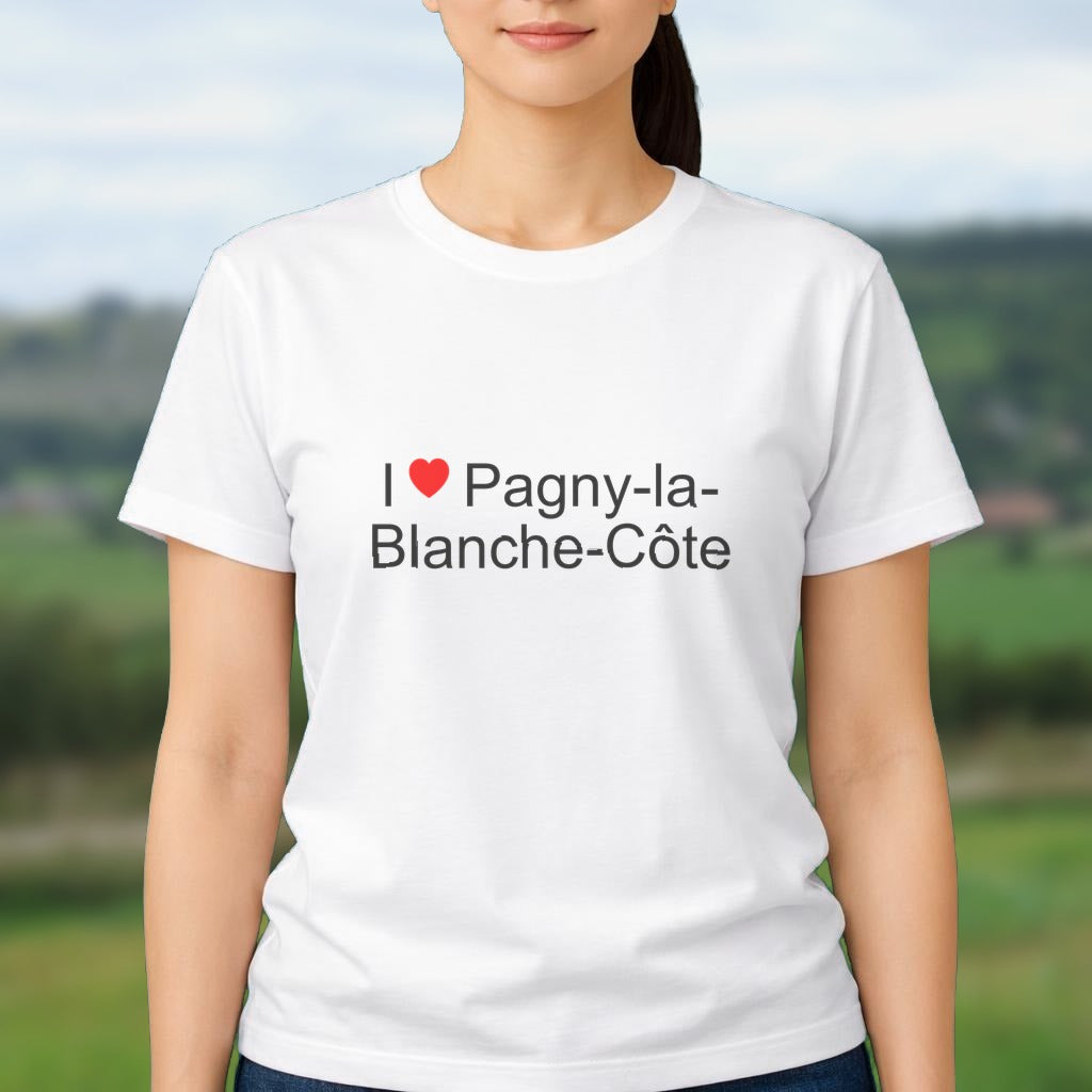 T-shirt I love pagny-la-blanche-côte