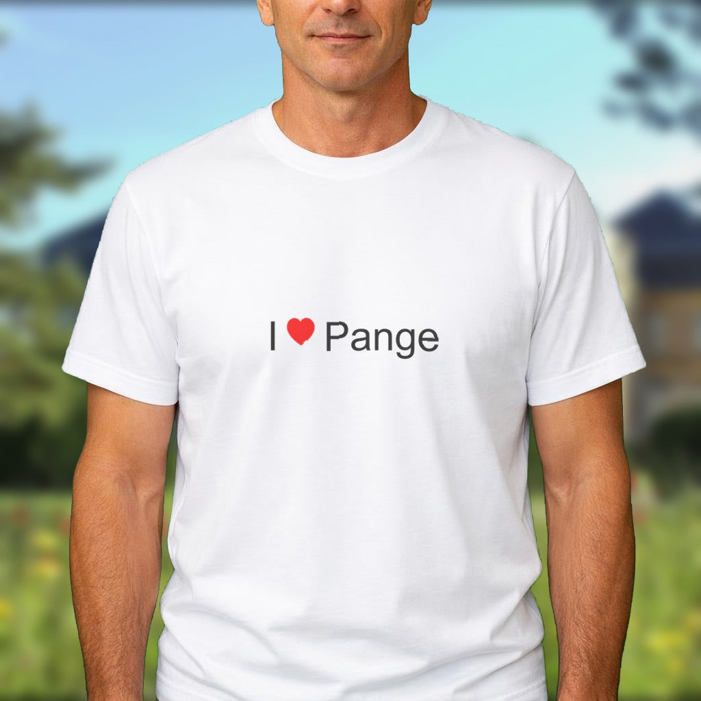 T-shirt I love pange