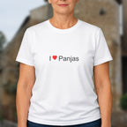 T-shirt I love panjas