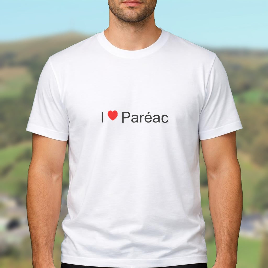 T-shirt I love paréac