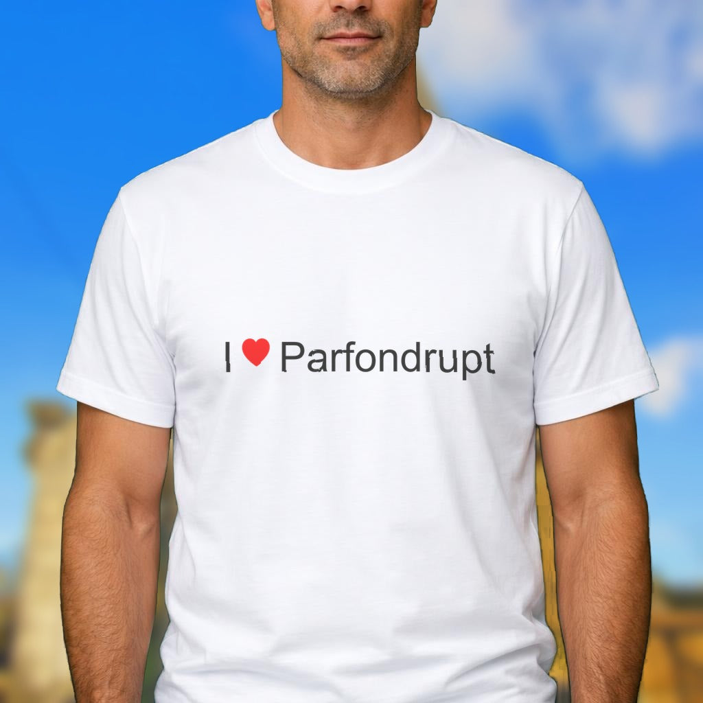 T-shirt I love parfondrupt