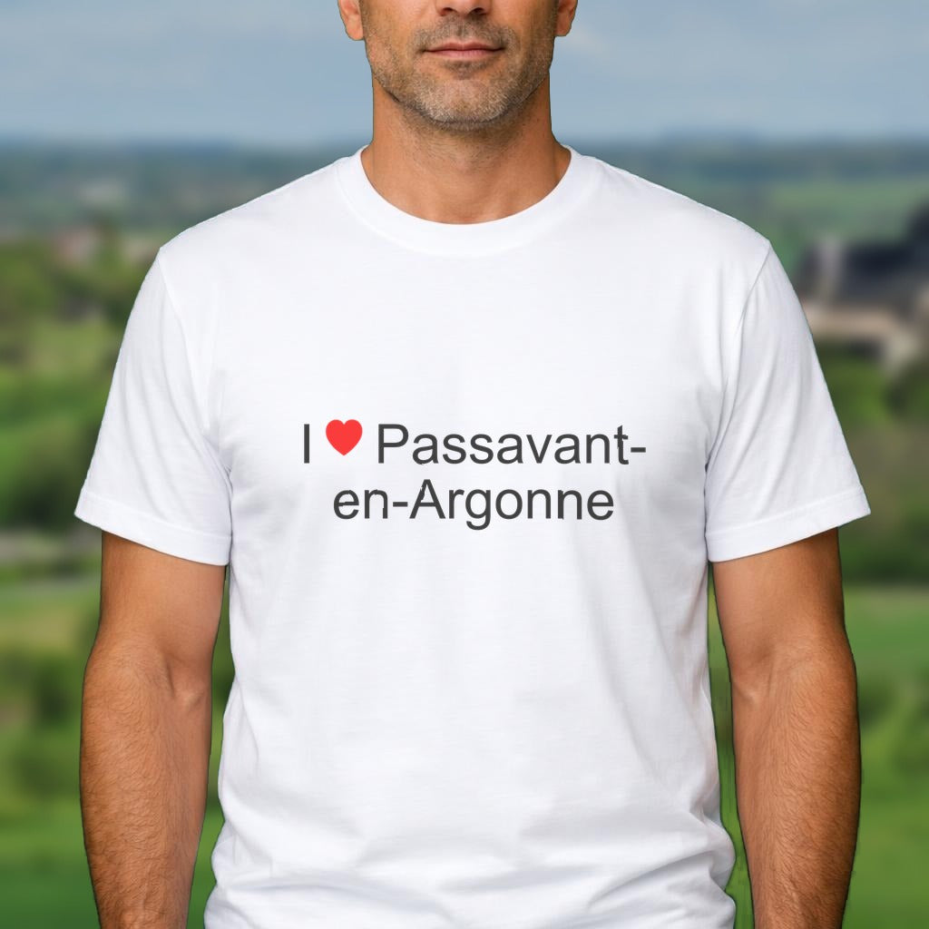 T-shirt I love passavant-en-argonne