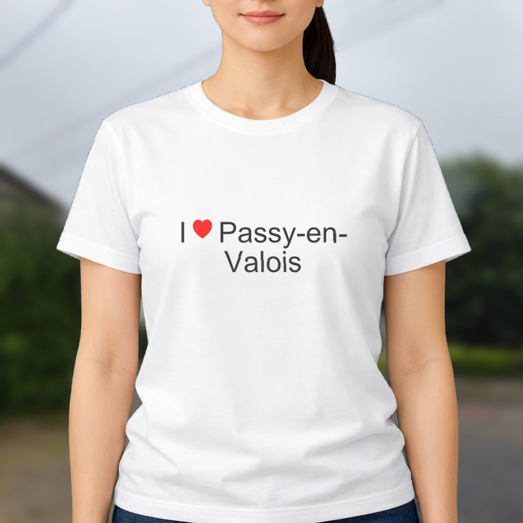 T-shirt I love passy-en-valois