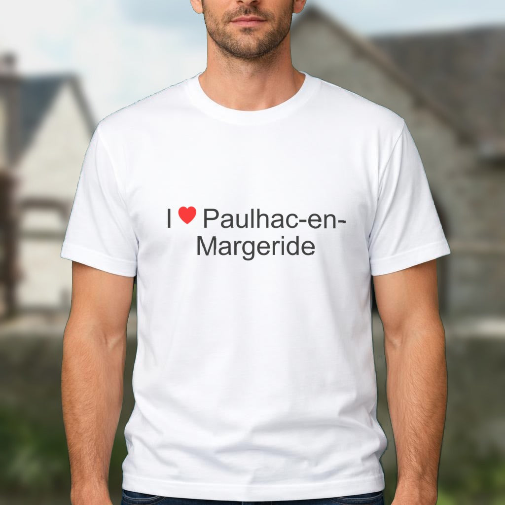 T-shirt I love paulhac-en-margeride
