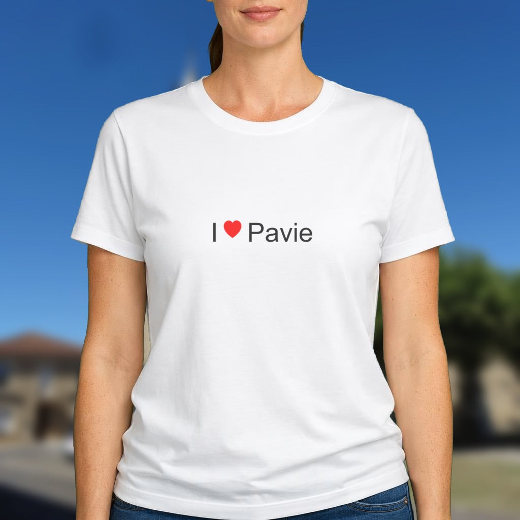 T-shirt I love pavie