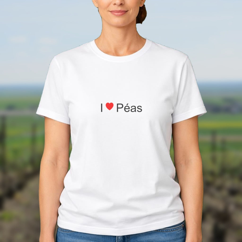T-shirt I love péas