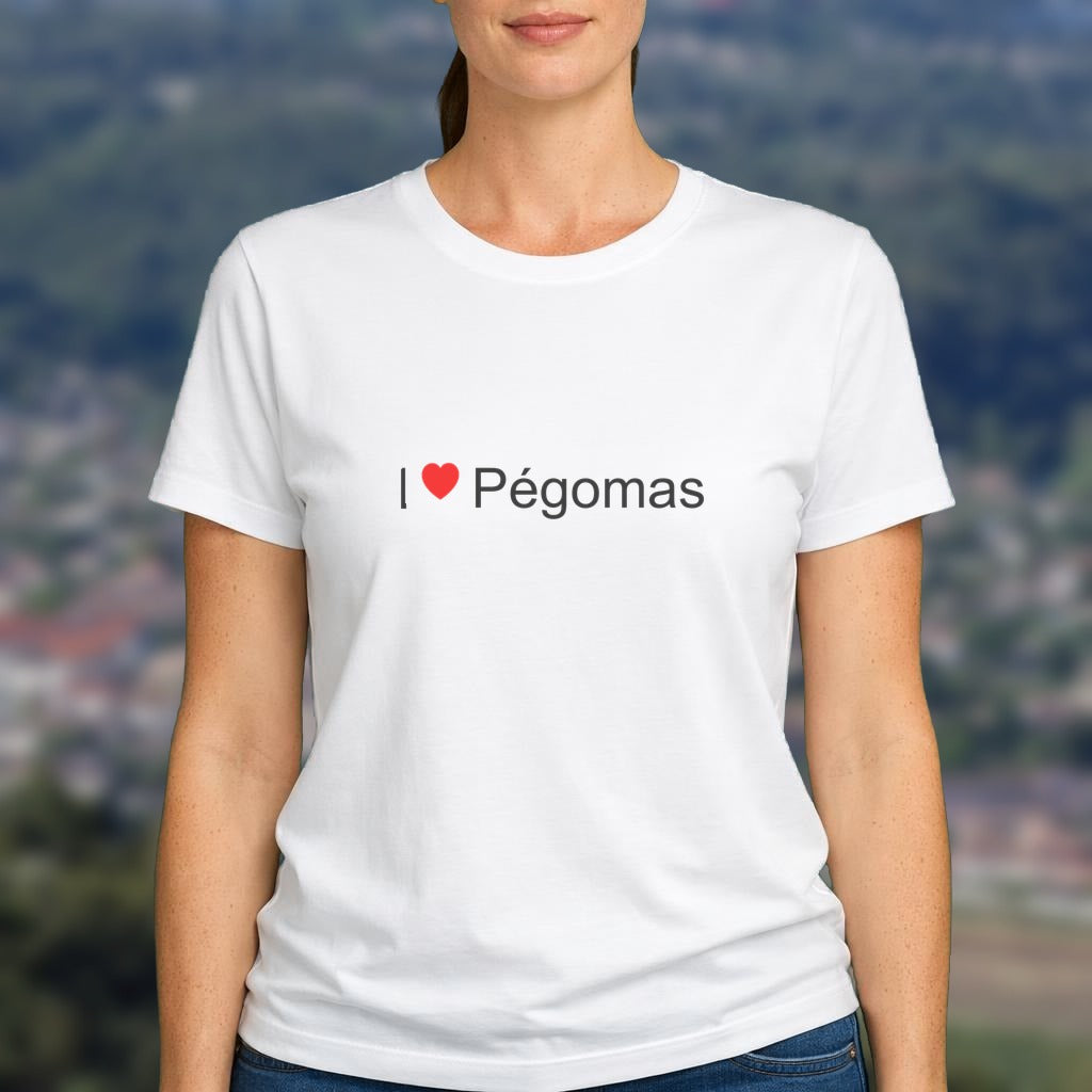 T-shirt I love pégomas