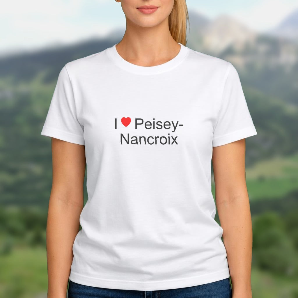 T-shirt I love peisey-nancroix