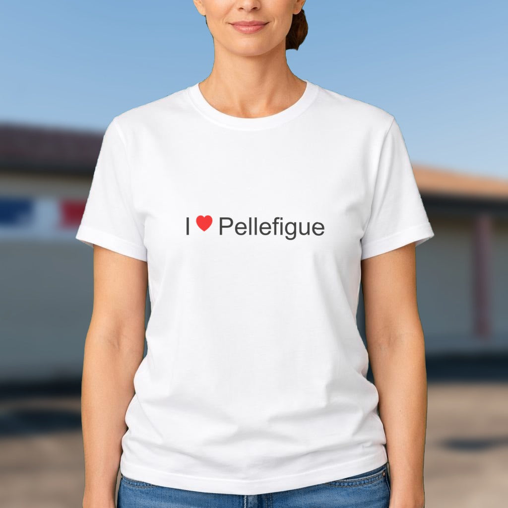 T-shirt I love pellefigue