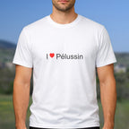 T-shirt I love pélussin