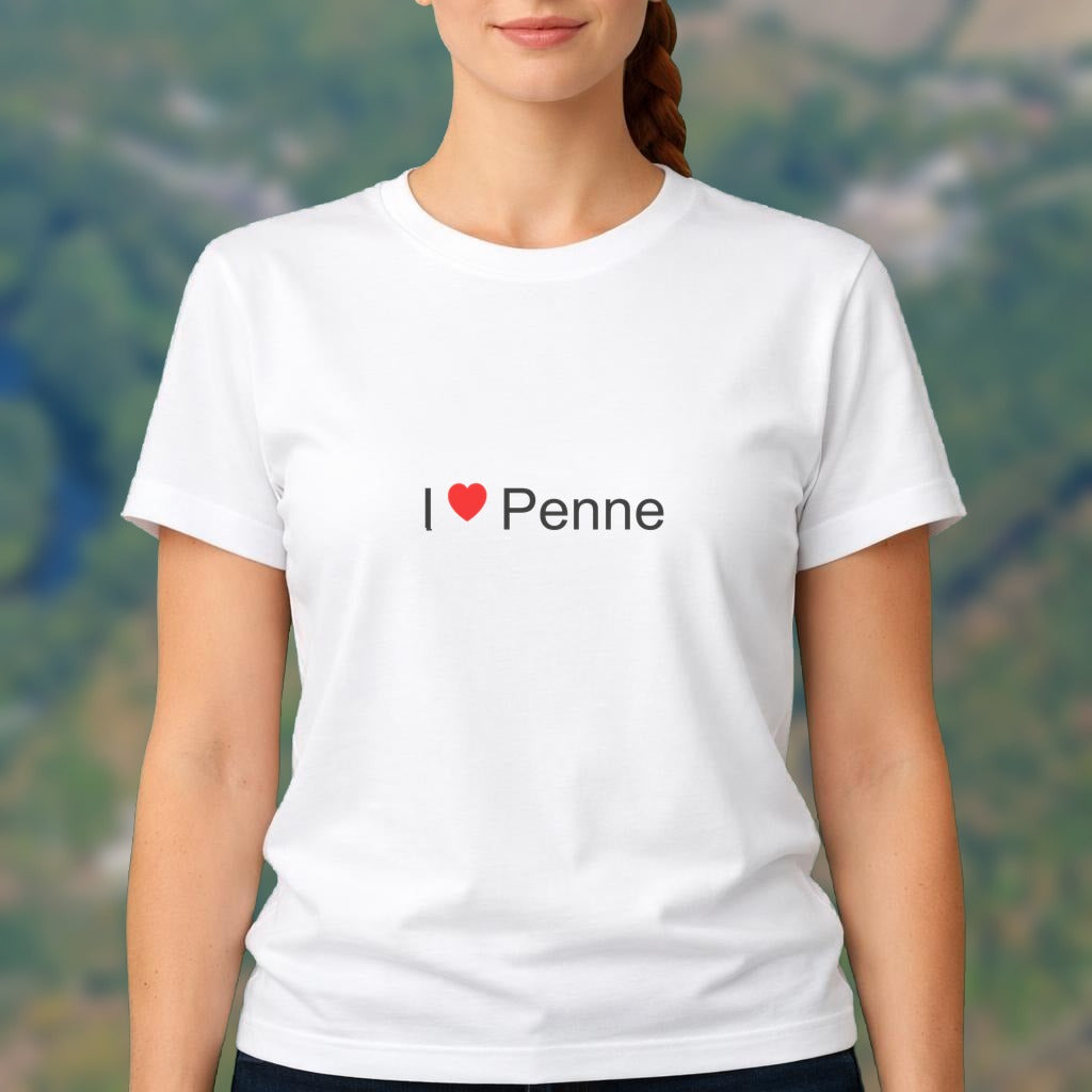 T-shirt I love penne