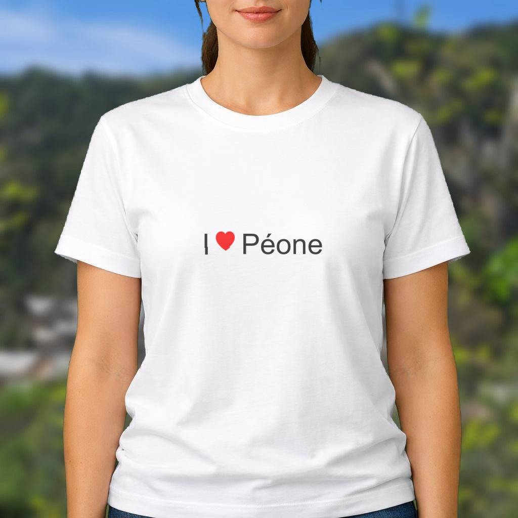 T-shirt I love péone