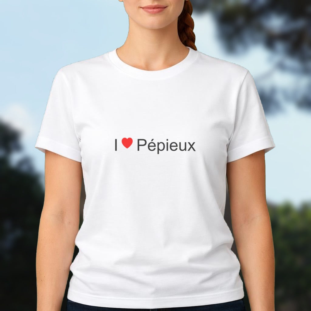 T-shirt I love pépieux