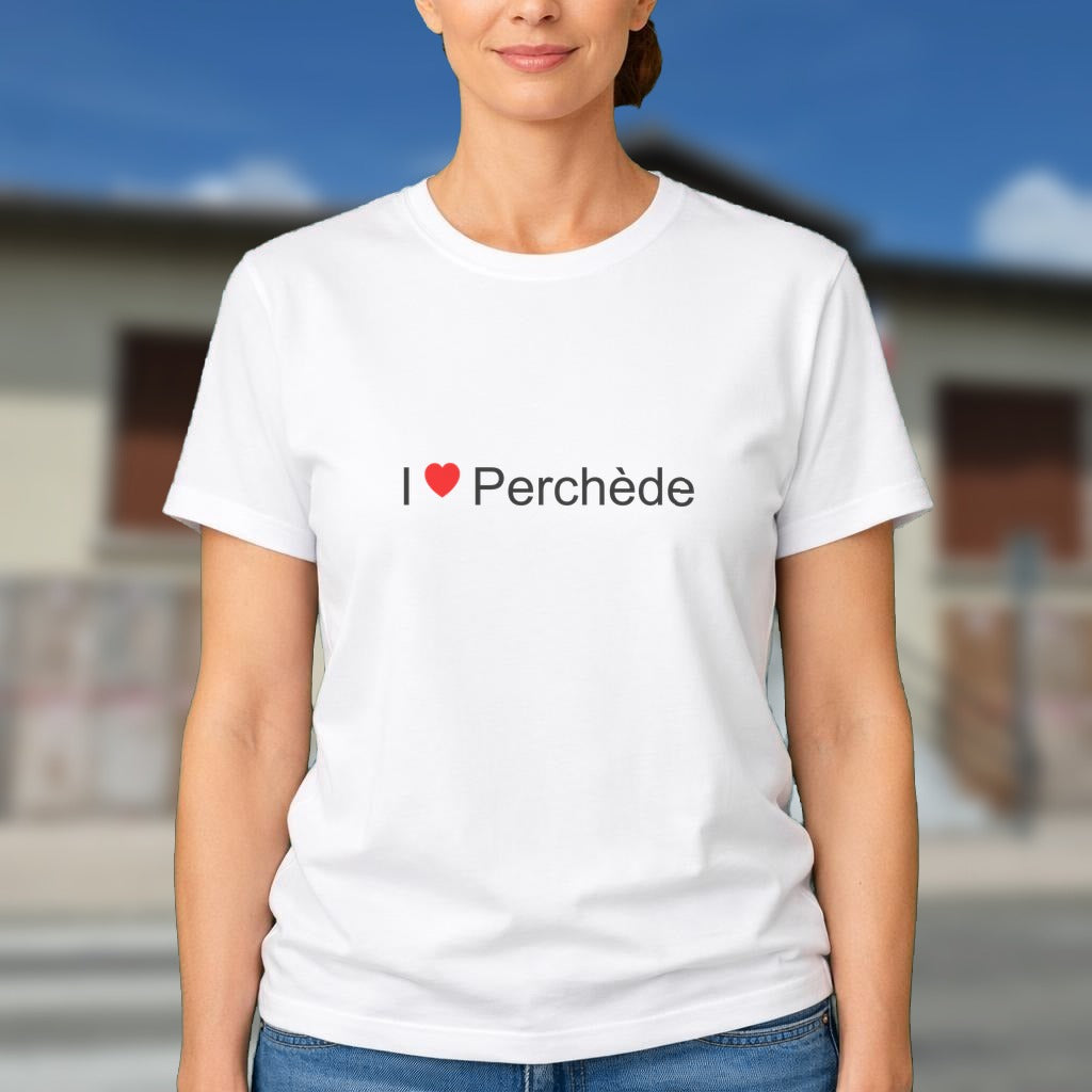 T-shirt I love perchède
