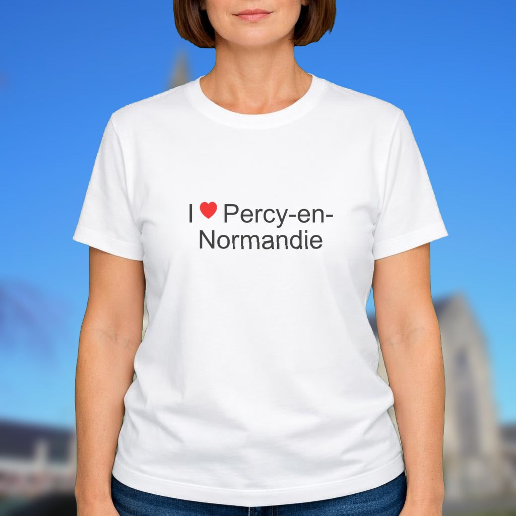 T-shirt I love percy-en-normandie