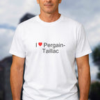 T-shirt I love pergain-taillac
