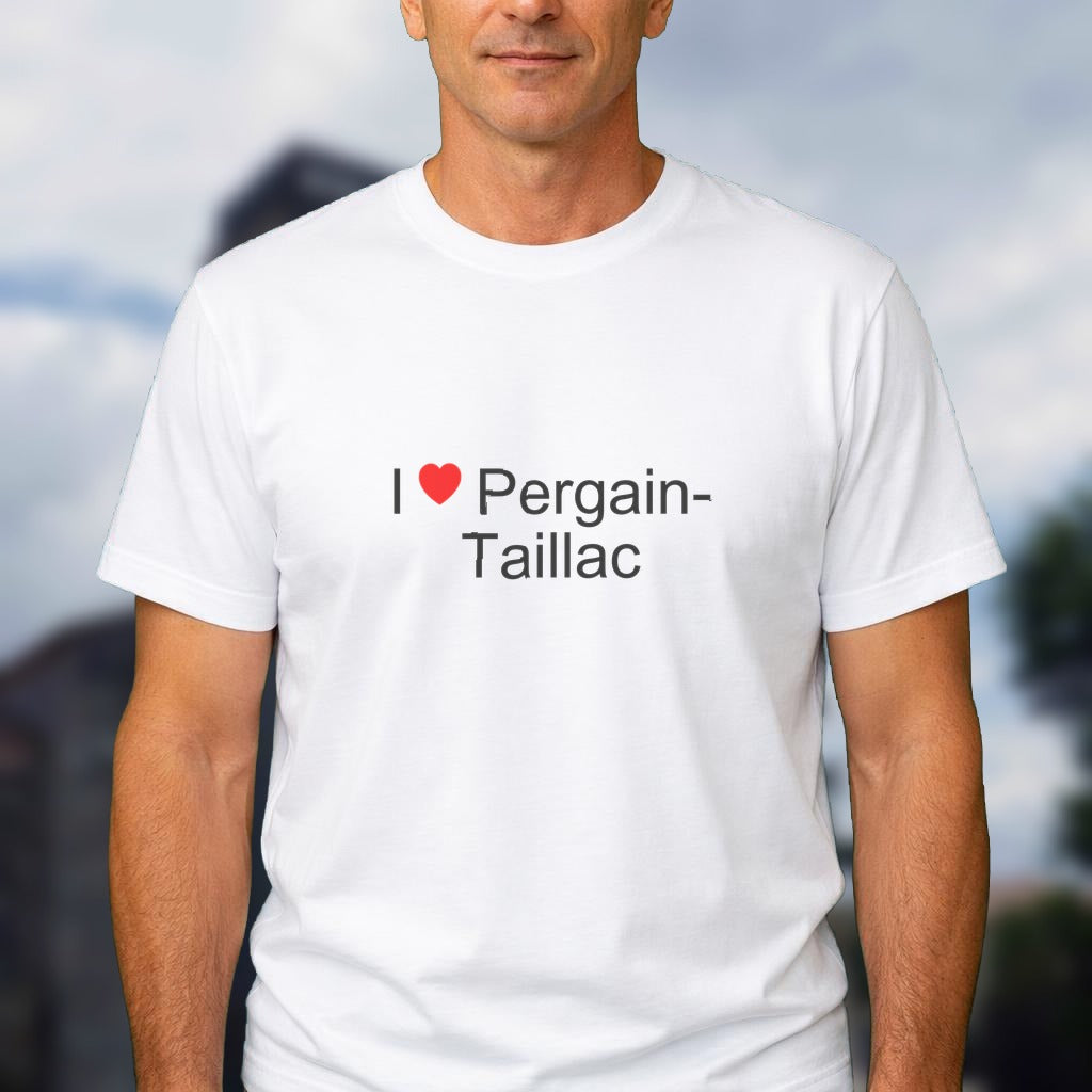 T-shirt I love pergain-taillac