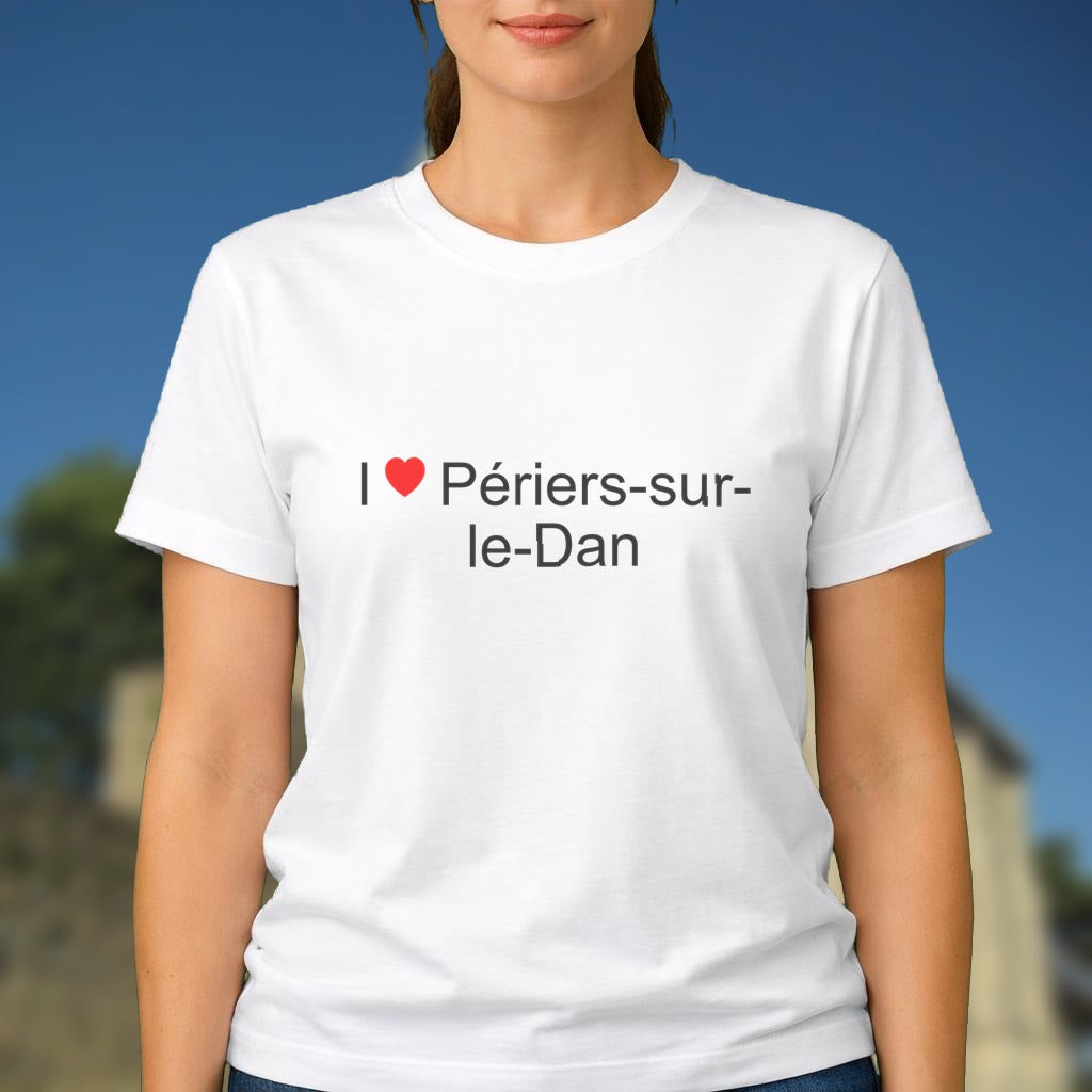 T-shirt I love périers-sur-le-dan