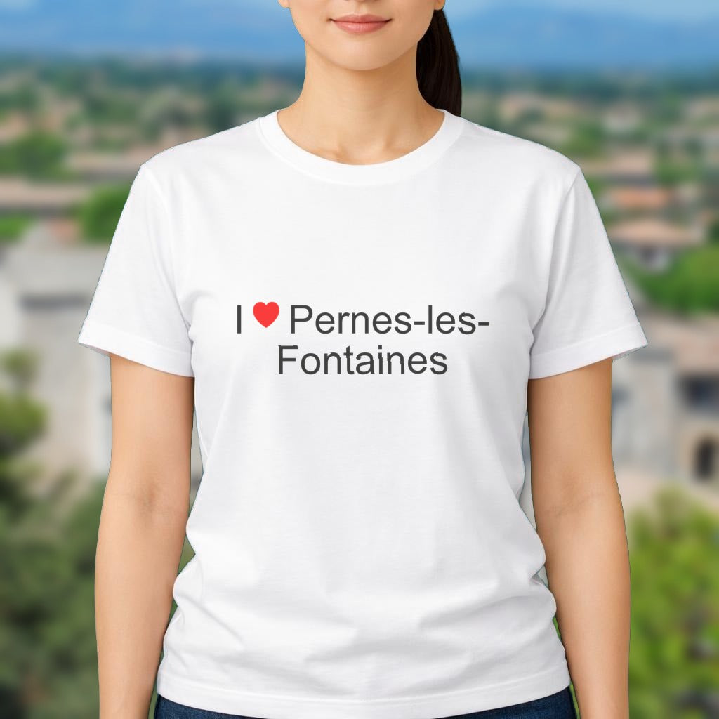 T-shirt I love pernes-les-fontaines