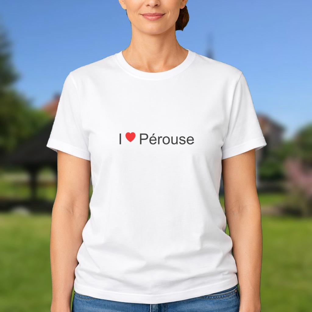 T-shirt I love pérouse