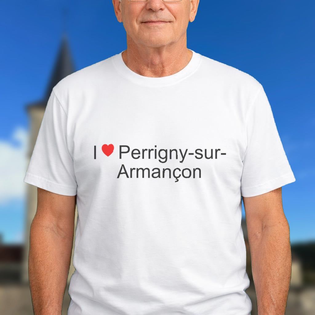 T-shirt I love perrigny-sur-armançon