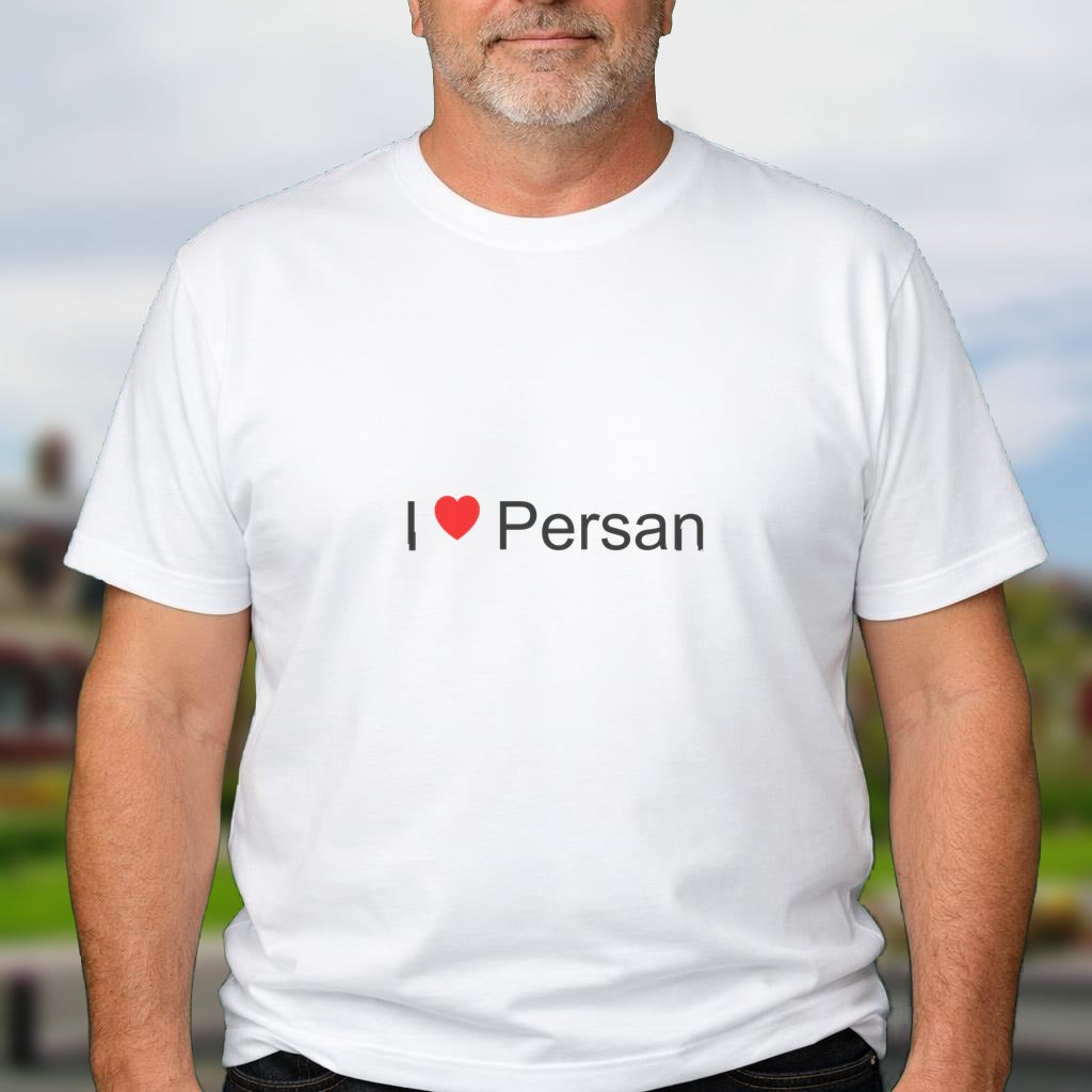 T-shirt I love persan