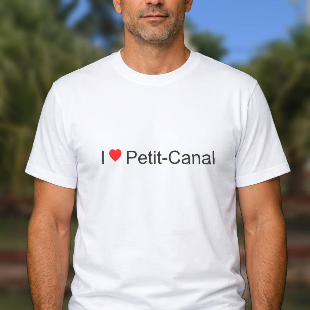 T-shirt I love petit-canal