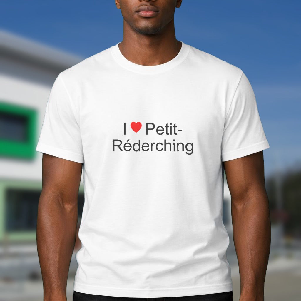 T-shirt I love petit-réderching