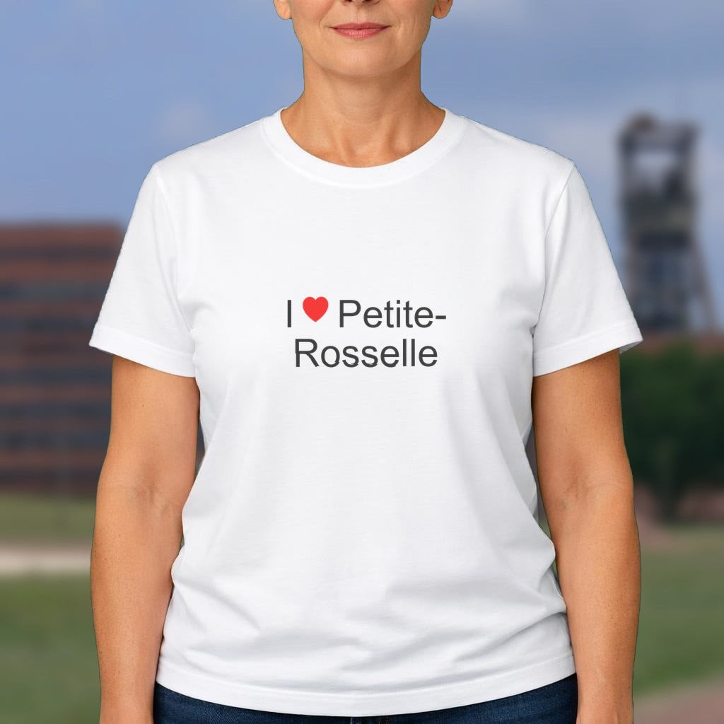 T-shirt I love petite-rosselle
