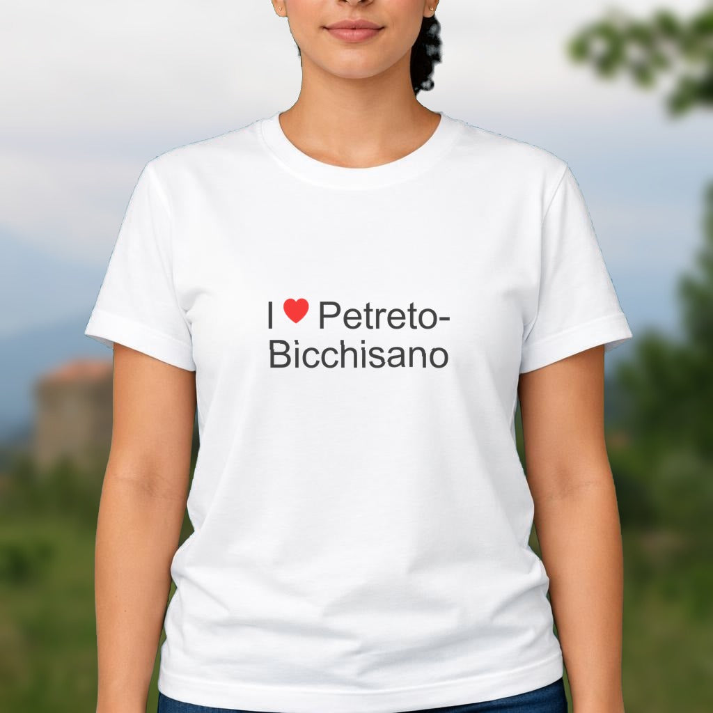 T-shirt I love petreto-bicchisano