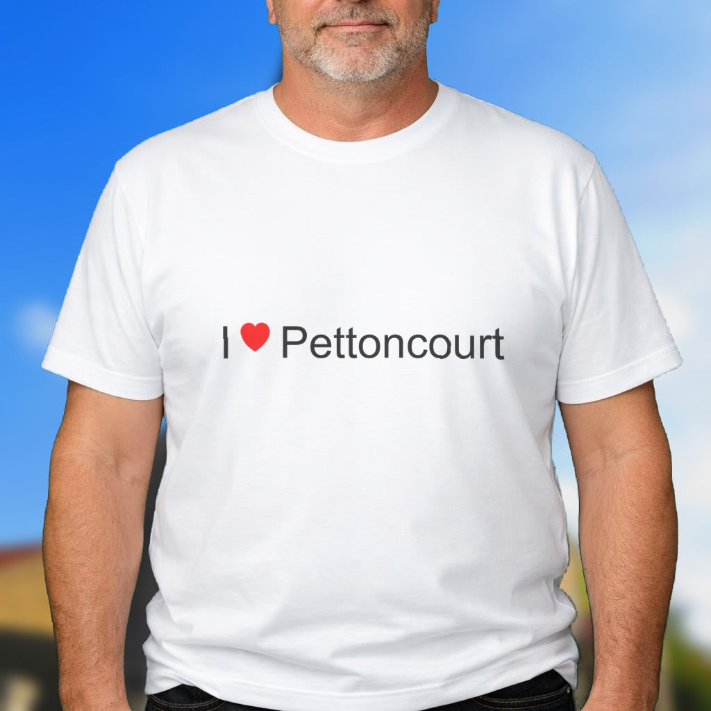 T-shirt I love pettoncourt