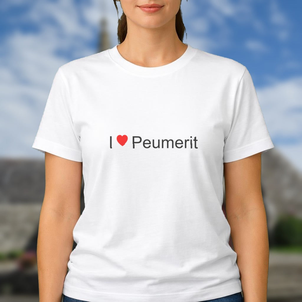 T-shirt I love peumerit