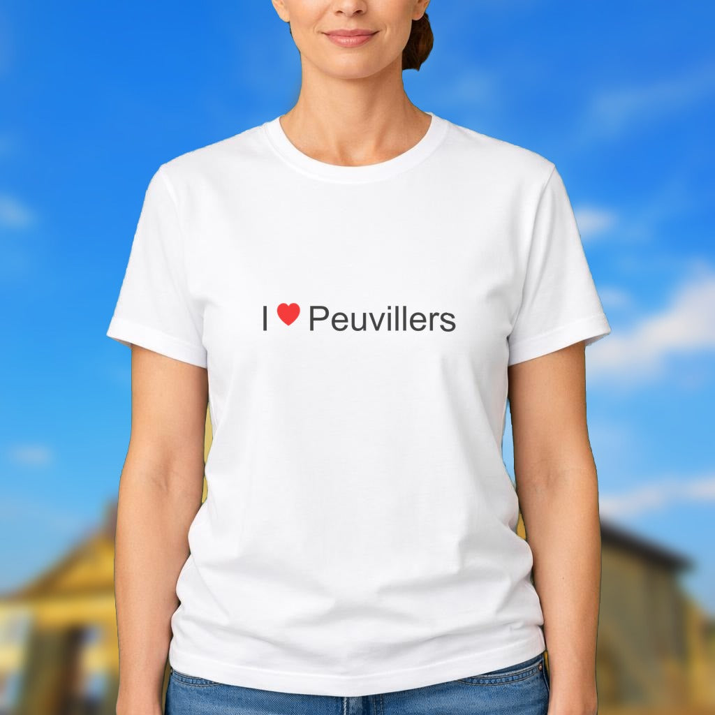T-shirt I love peuvillers
