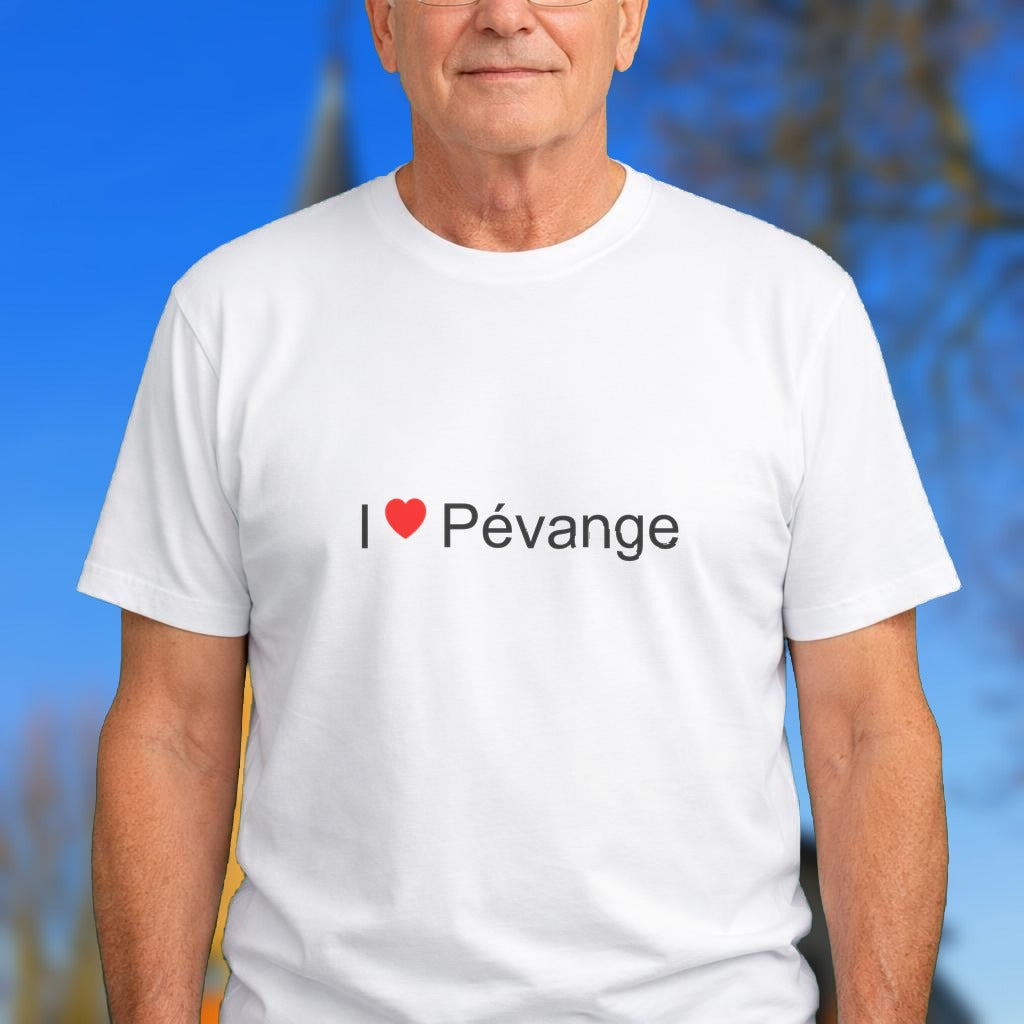 T-shirt I love pévange