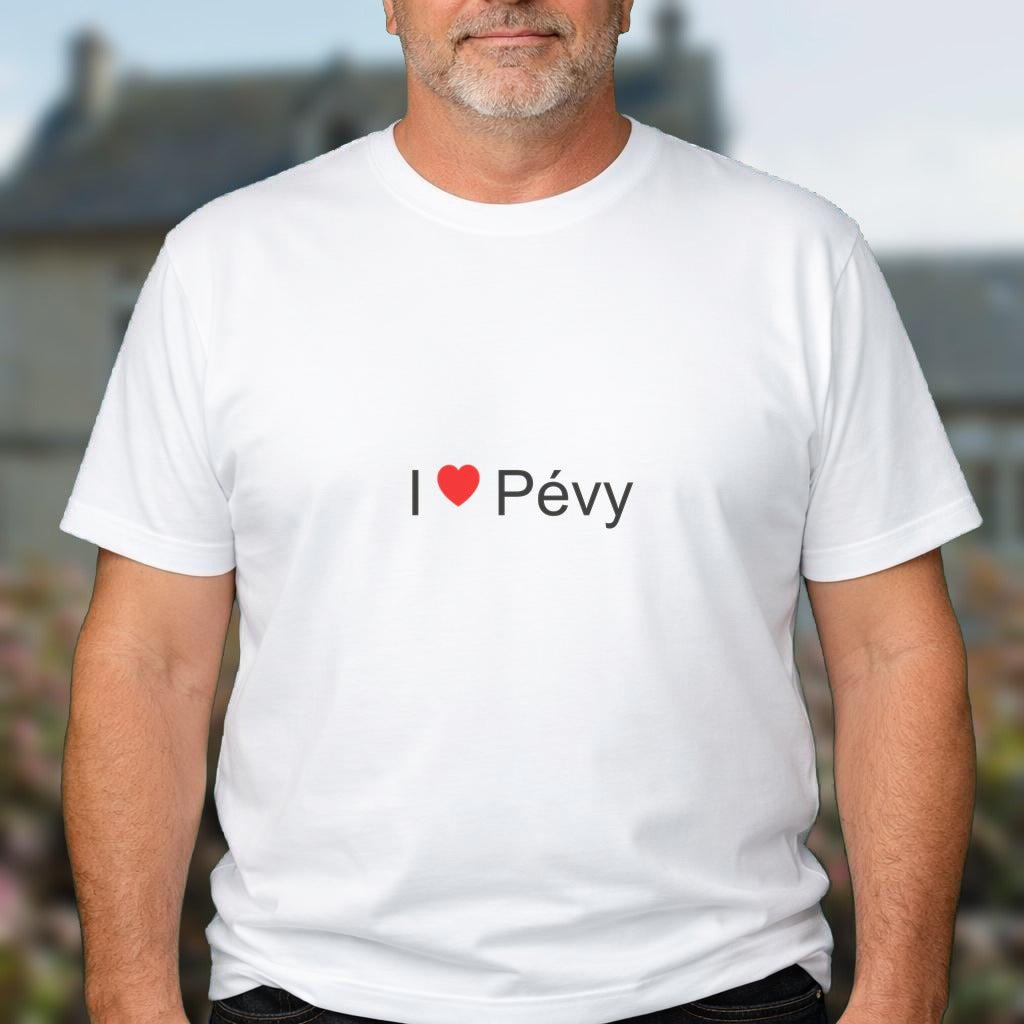 T-shirt I love pévy