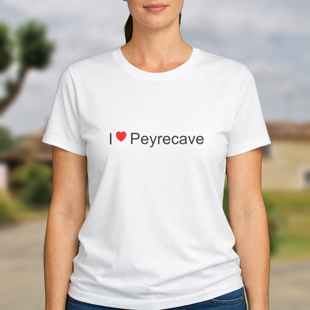 T-shirt I love peyrecave