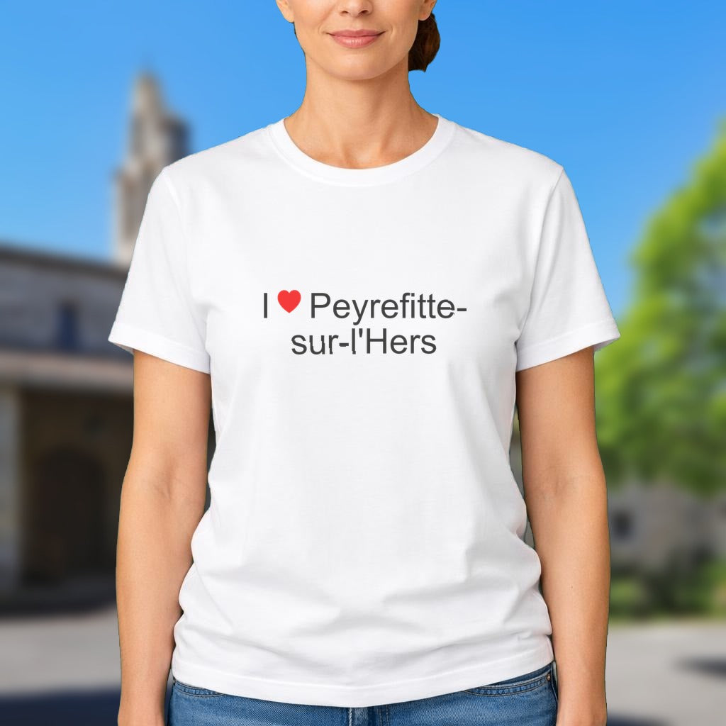 T-shirt I love peyrefitte-sur-l'hers
