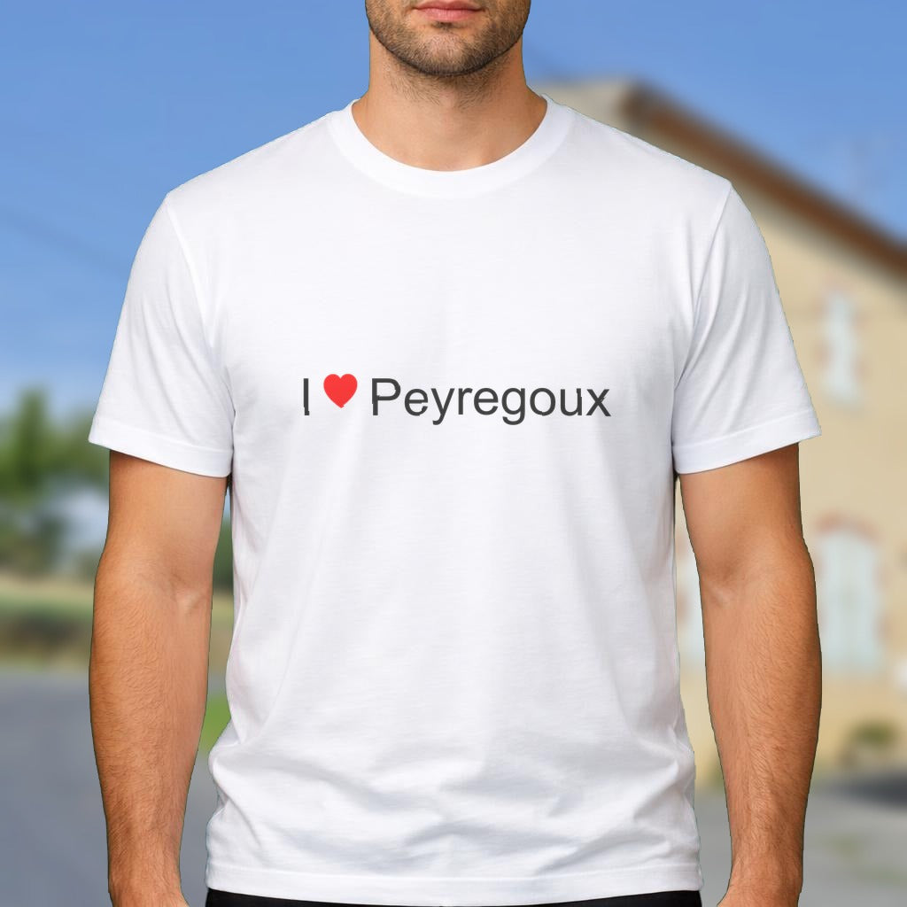 T-shirt I love peyregoux